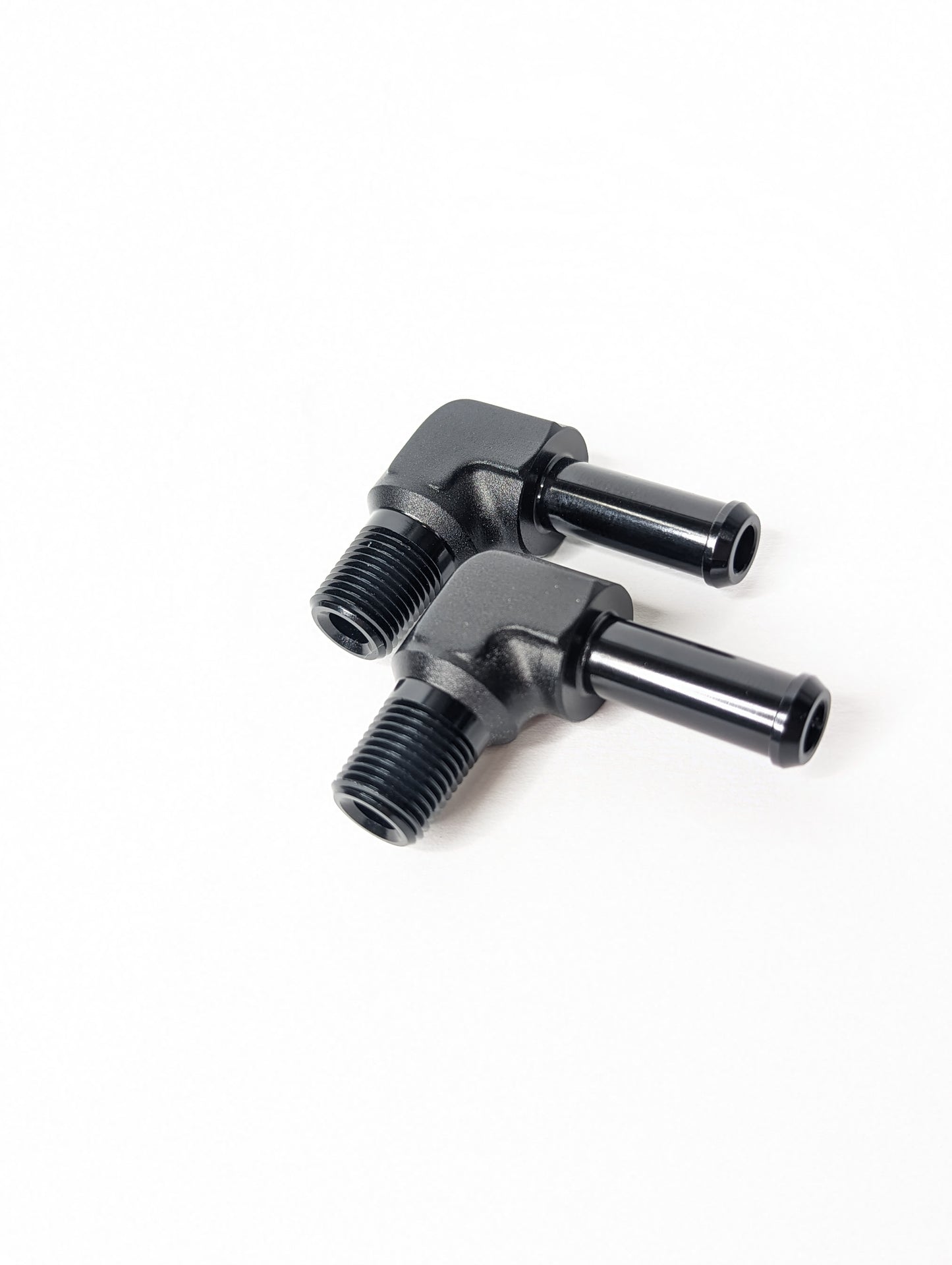 1/8" NPT to 5/16 90 Degree Barb Fittings (2)
