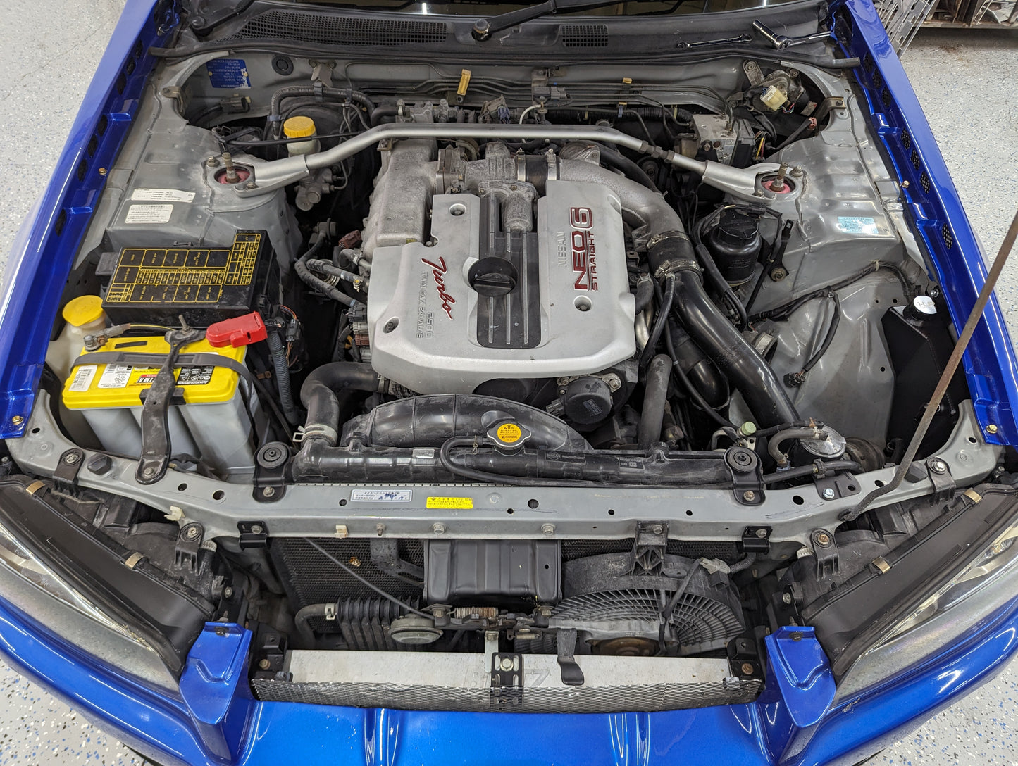 R34 GTT Coolant overflow tank