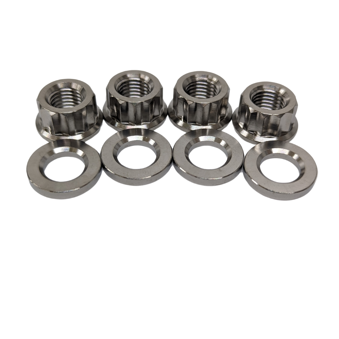 M10 x 1.25 Titanium Nuts/Washers