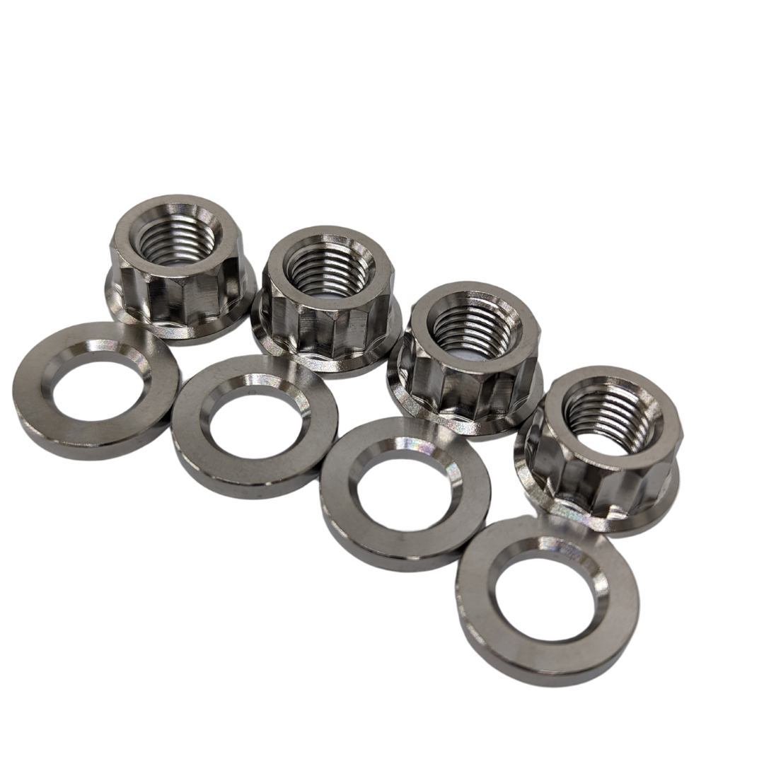 M10 x 1.25 Titanium Nuts/Washers